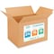 Idl Packaging 24 in x 16 in x 16 in Shipping Box, Kraft, Corrugate, Single Wall, 200#, 5 PK B-241616-5 - alternate 1